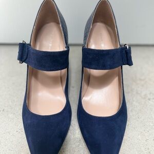 Tommy Hilfiger- Elegant Suede Navy Blue Women's Shoes